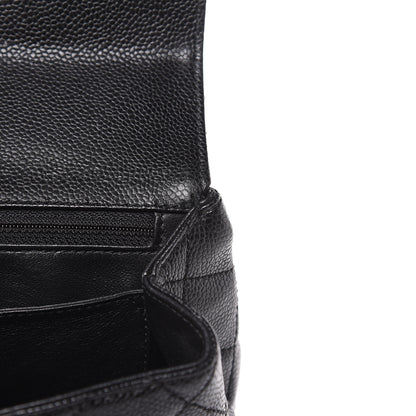 Chanel Caviar Quilted Jumbo Kelly Flap Black 10 of 14