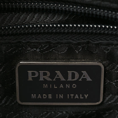 Prada Tessuto Nylon Swing Chain Shoulder Bag Black 5 of 9