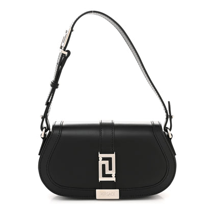 Versace Lambskin Mini Greca Goddess Shoulder Bag Black 1 of 9