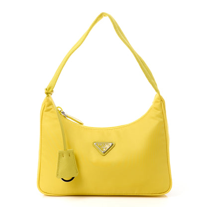 Prada Tessuto Nylon Saffiano Mini Re-Edition 2000 Bag Ananas 1 of 12