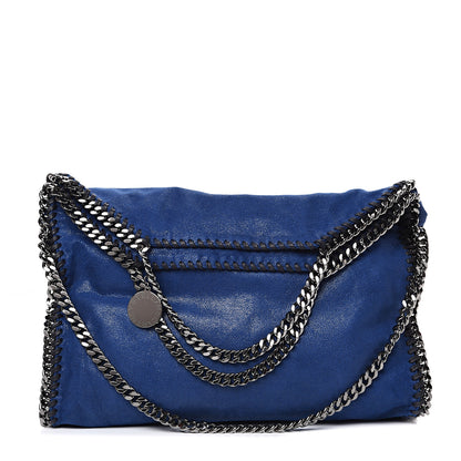 Stella McCartney Shaggy Deer Falabella Fold Over Tote Royal Blue 1 of 9