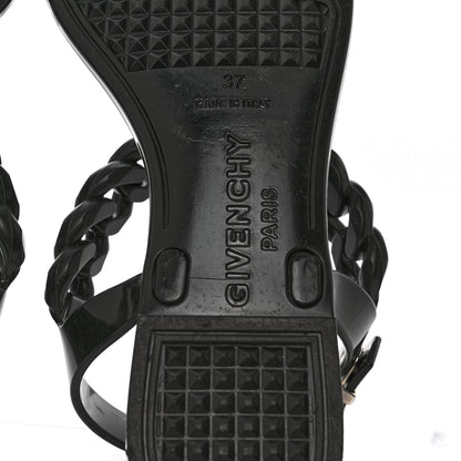 Givenchy Jelly Chain Nea Sandal Flats 37 Black 7 of 7
