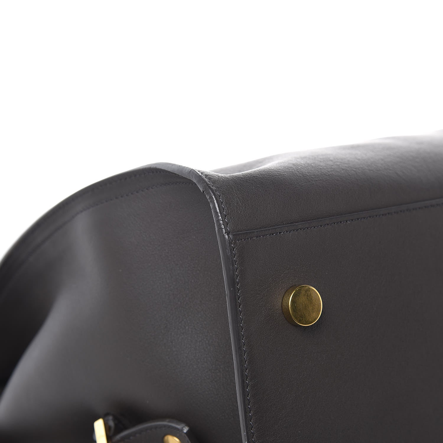 Saint Laurent Calfskin Medium Monogram Cabas Grey 8 of 13