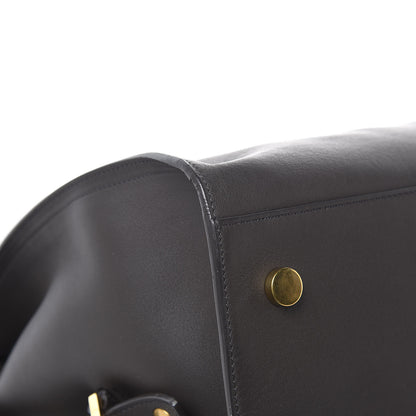 Saint Laurent Calfskin Medium Monogram Cabas Grey 8 of 13