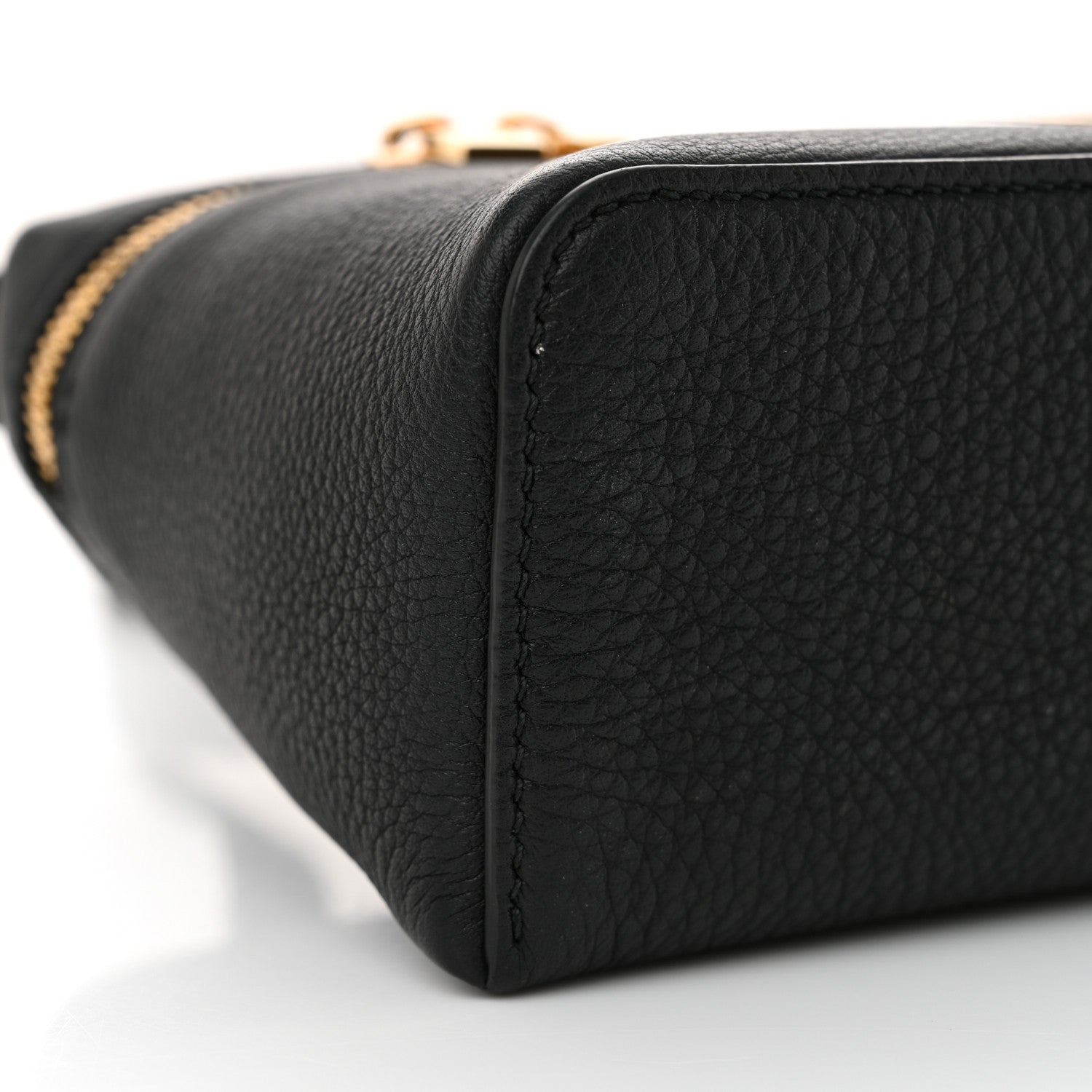 Loro Piana Grained Calfskin L19 Extra Pocket Pouch Black 8 of 10