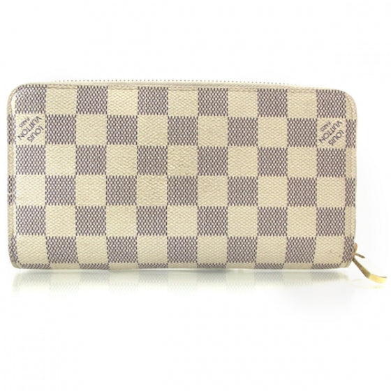 Louis Vuitton Damier Azur Zippy Wallet 2 of 9