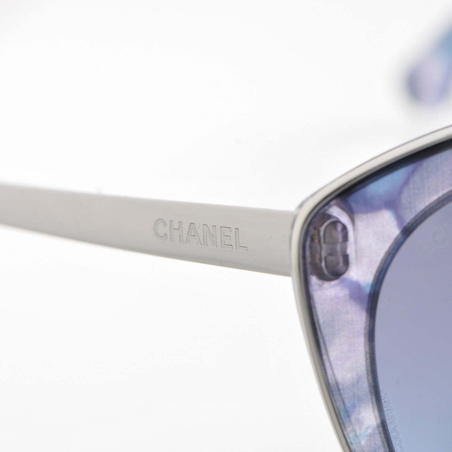 Chanel Acetate Butterfly Fall Sunglasses 4208 Blue 6 of 8