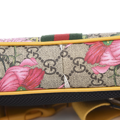 Gucci GG Supreme Monogram Flora Medium Ophidia Belt Bag Beige Multicolor Crop 10 of 10