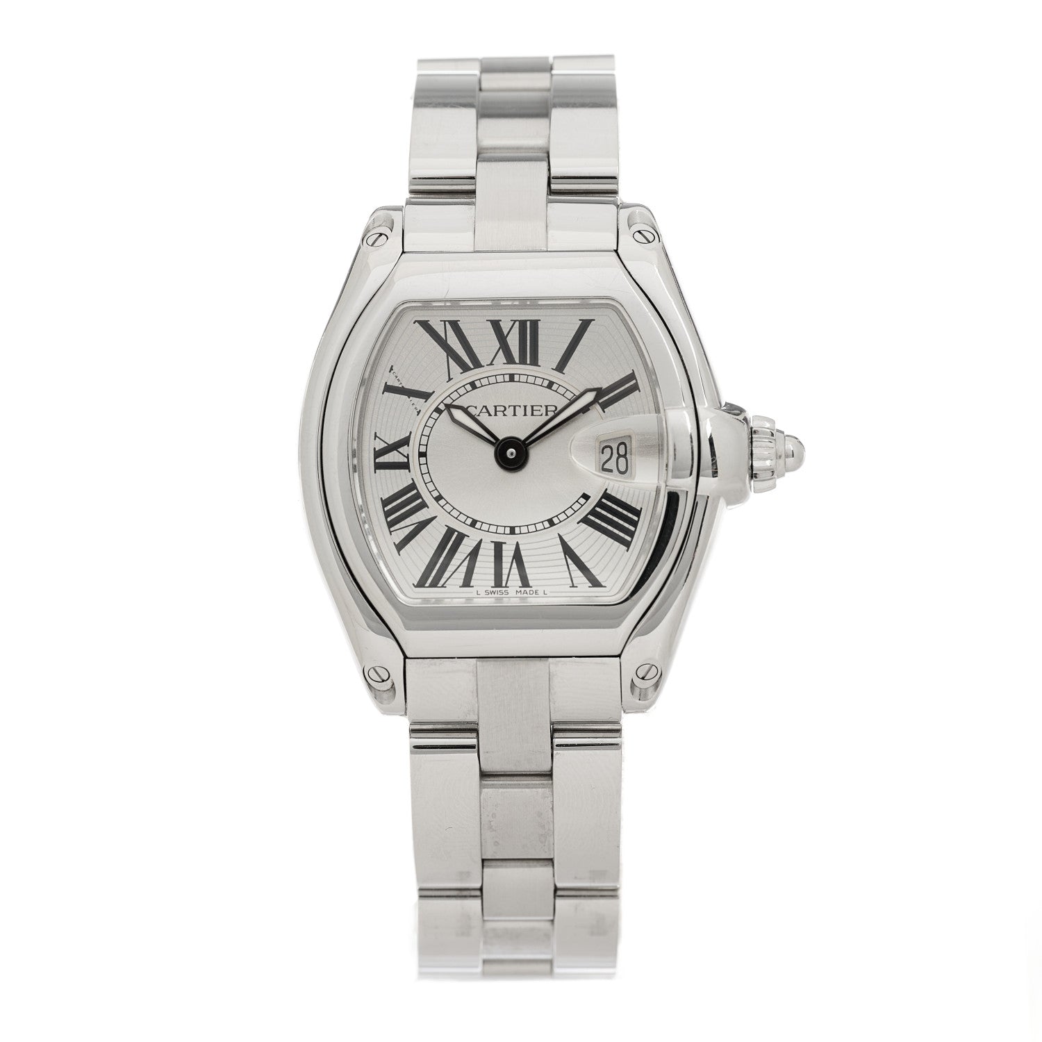 Cartier Stainless Steel 31mm Roadster Quartz Watch 1 of 4