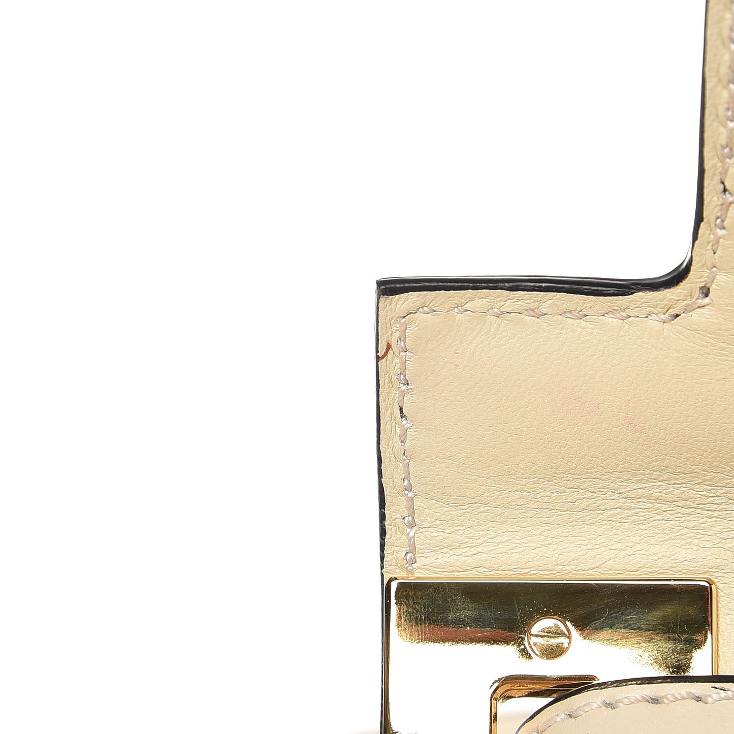 Vitello Mini My Rockstud Frame Bag Light Ivory