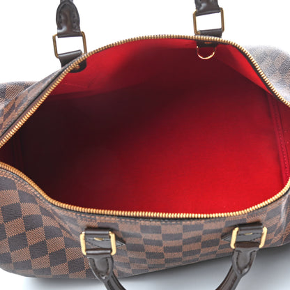 Louis Vuitton Damier Ebene Speedy Bandouliere 35 5 of 11