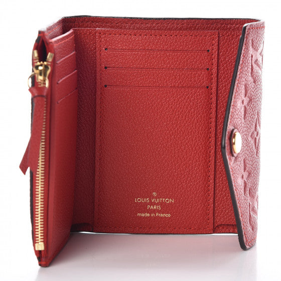 Empreinte Victorine Wallet Cherry