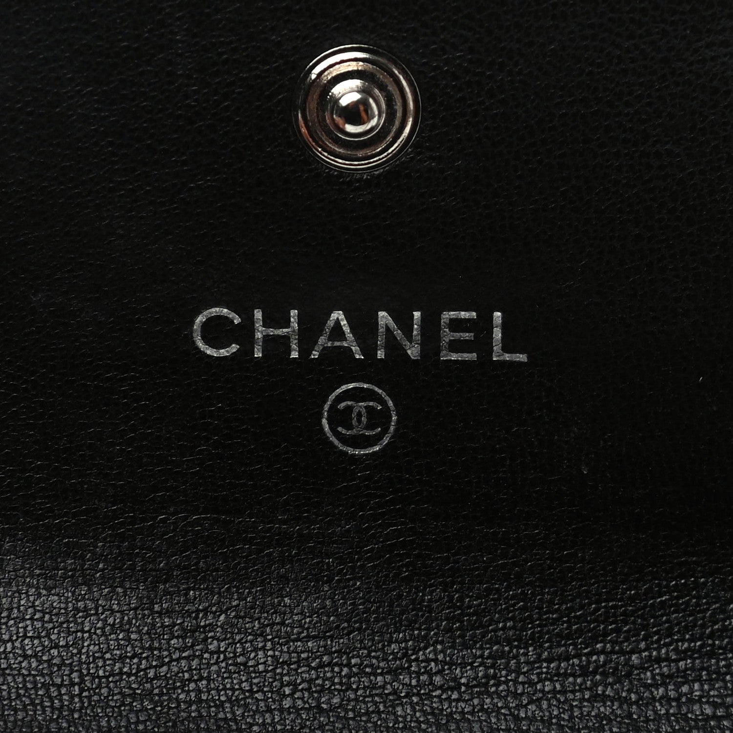 Chanel Lambskin Quilted Flap Card Holder Black 6 of 9