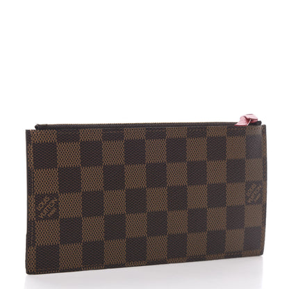 Louis Vuitton Damier Ebene Felicie Chain Wallet Zippered Insert 3 of 6