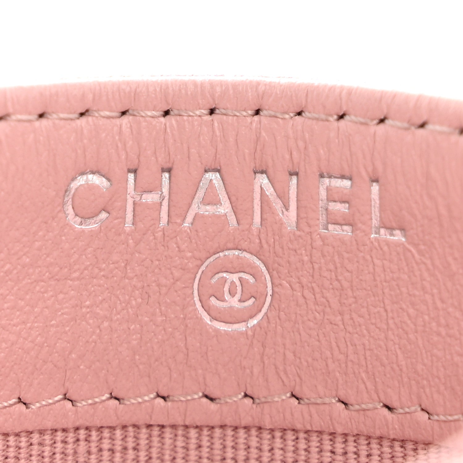 Chanel Caviar Quilted Card Holder Light Pink 6 of 9