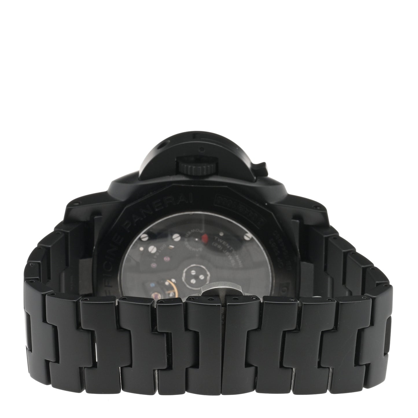 Titanium Ceramic 44mm Luminor Marina 1950 3 Days GMT Tuttonero Automatic Watch Black PAM00438
