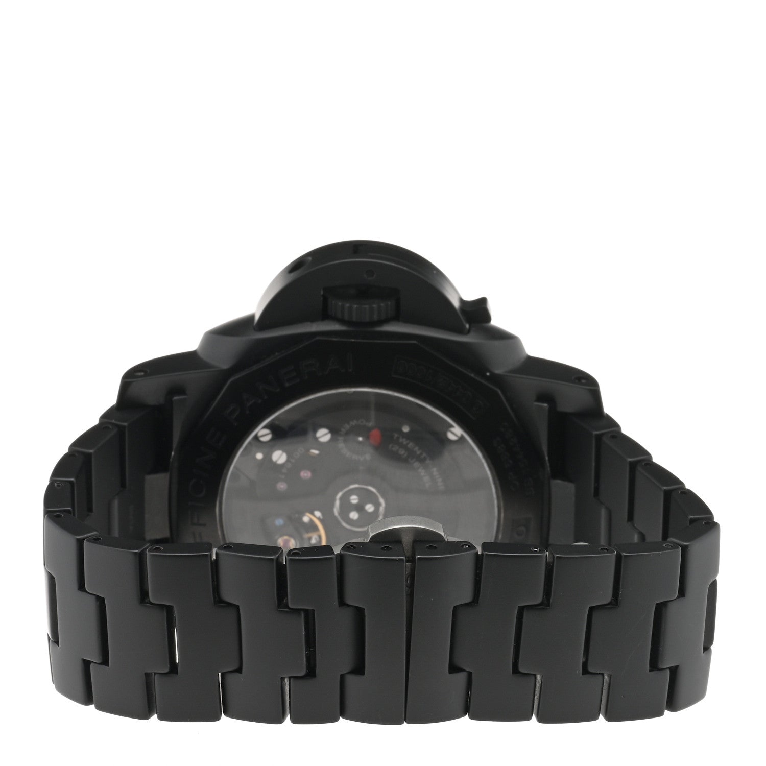 Panerai Titanium Ceramic 44mm Luminor Marina 1950 3 Days GMT Tuttonero Automatic Watch Black PAM00438 3 of 5