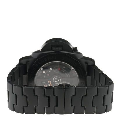 Panerai Titanium Ceramic 44mm Luminor Marina 1950 3 Days GMT Tuttonero Automatic Watch Black PAM00438 3 of 5