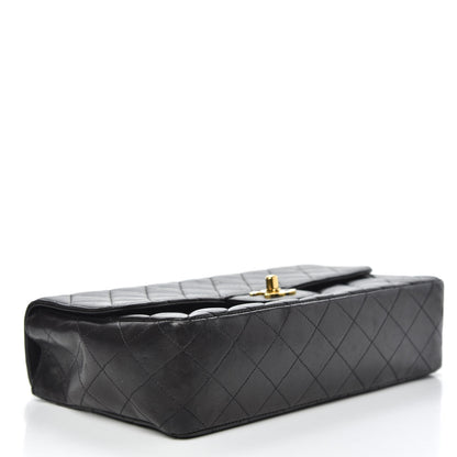 Chanel Lambskin Quilted Medium Rectangular Kelly Flap Bag Black 4 of 15
