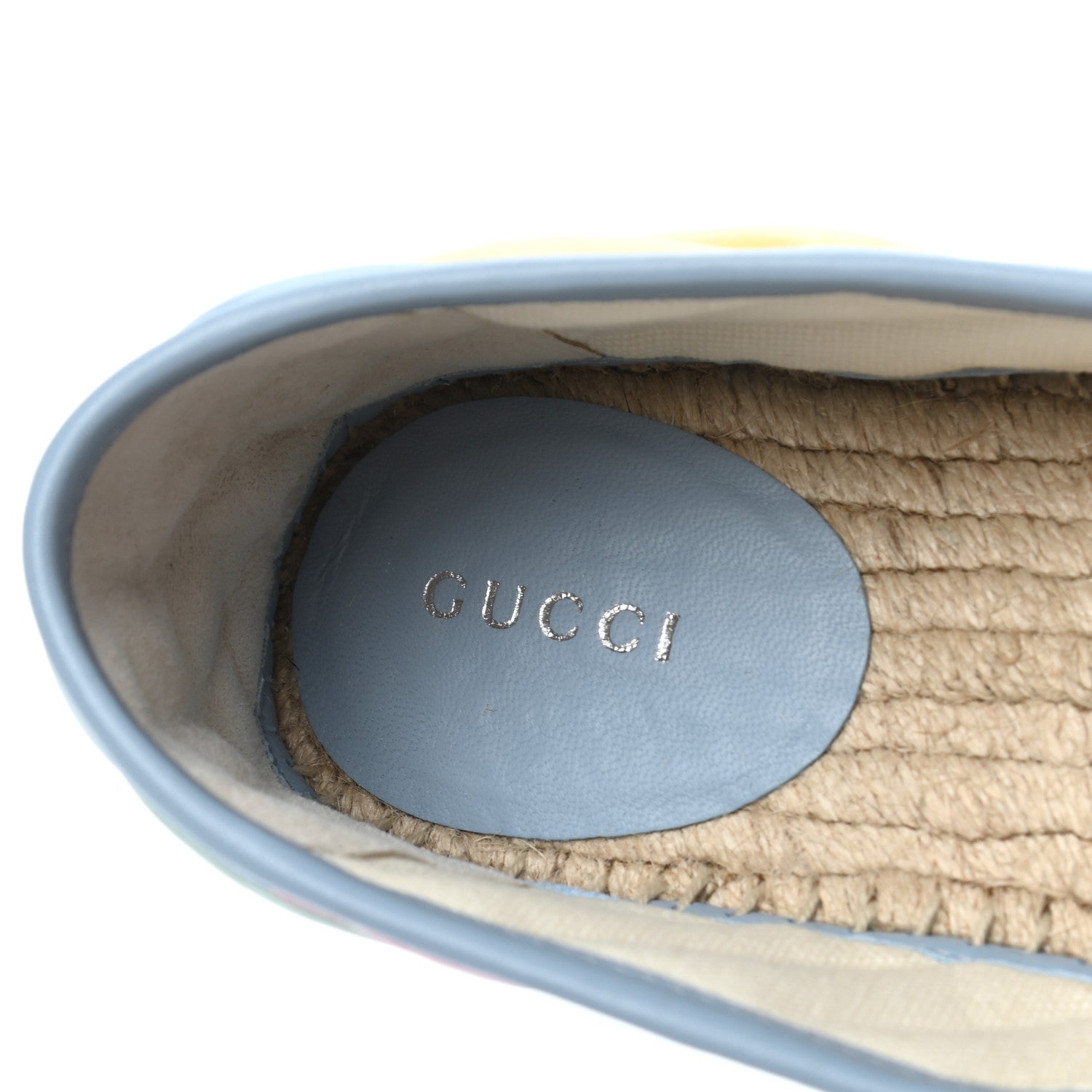 Gucci Nappa Matelasse Diagonal GG Marmont Espadrilles 38 Multicolor Pastel 7 of 8