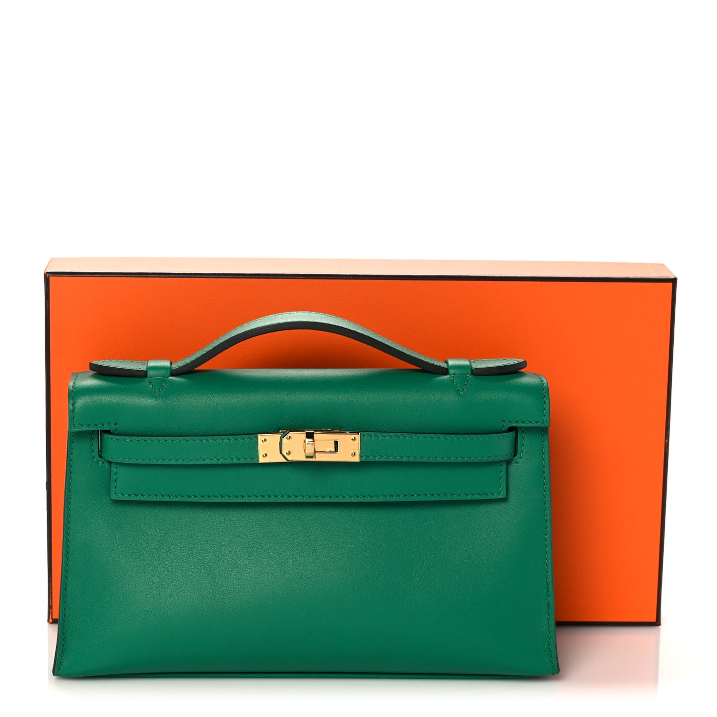 Swift Kelly Pochette Clutch Vert Vertigo
