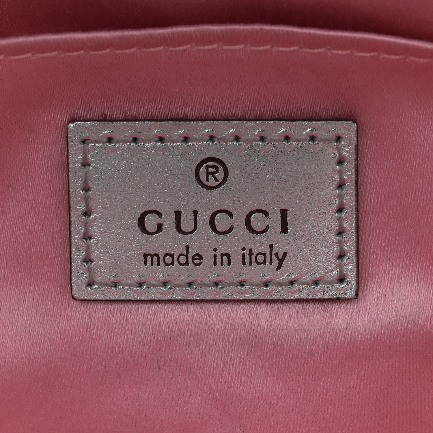 Gucci Iridescent Nappa Vertical Matelasse Medium Maxi Horsebit Chain Shoulder Bag Escape Pink 6 of 14