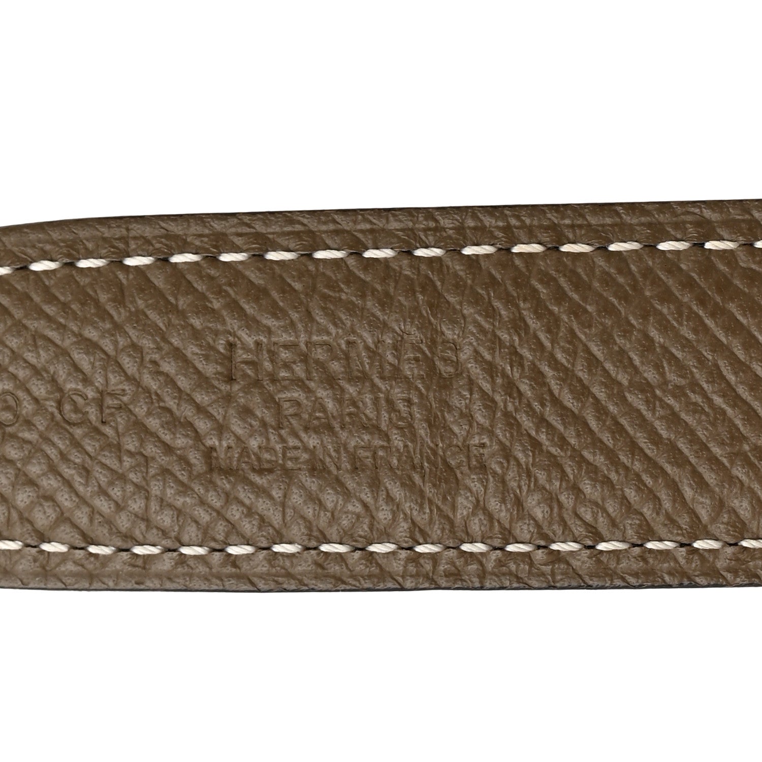 Hermes Swift Epsom 24mm Heritage Belt 80 32 Black Etoupe 5 of 6