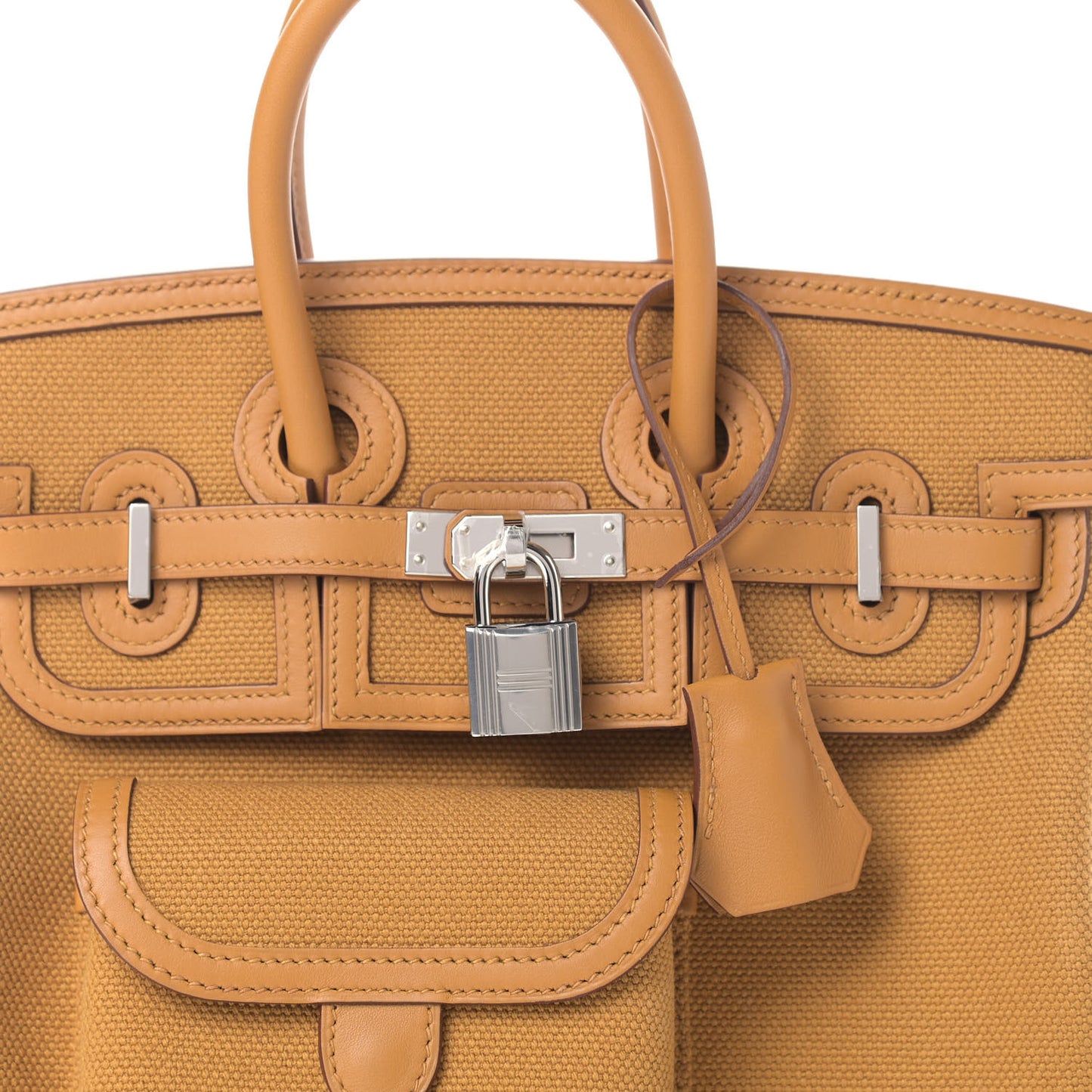Toile Goeland Swift Cargo Birkin 25 Sesame