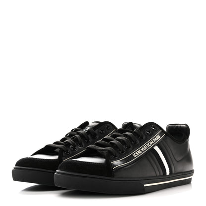 Louis Vuitton Calfskin Mens Cosmos Sneakers 8 Black 4 of 12