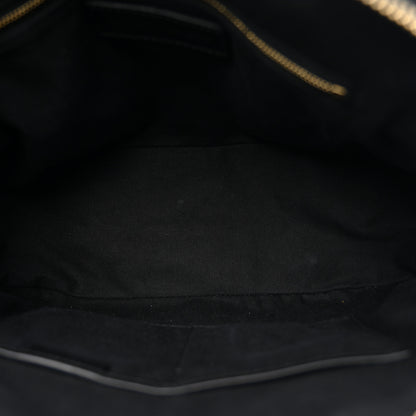 Burberry Bridle Calfskin House Check Small Orchard Bowling Bag Black 5 of 13