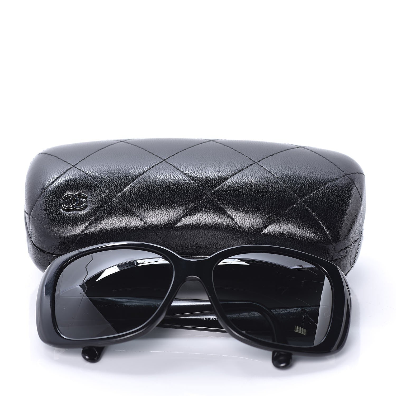 Chanel CC Turnlock Sunglasses 5234 Q Black 8 of 8