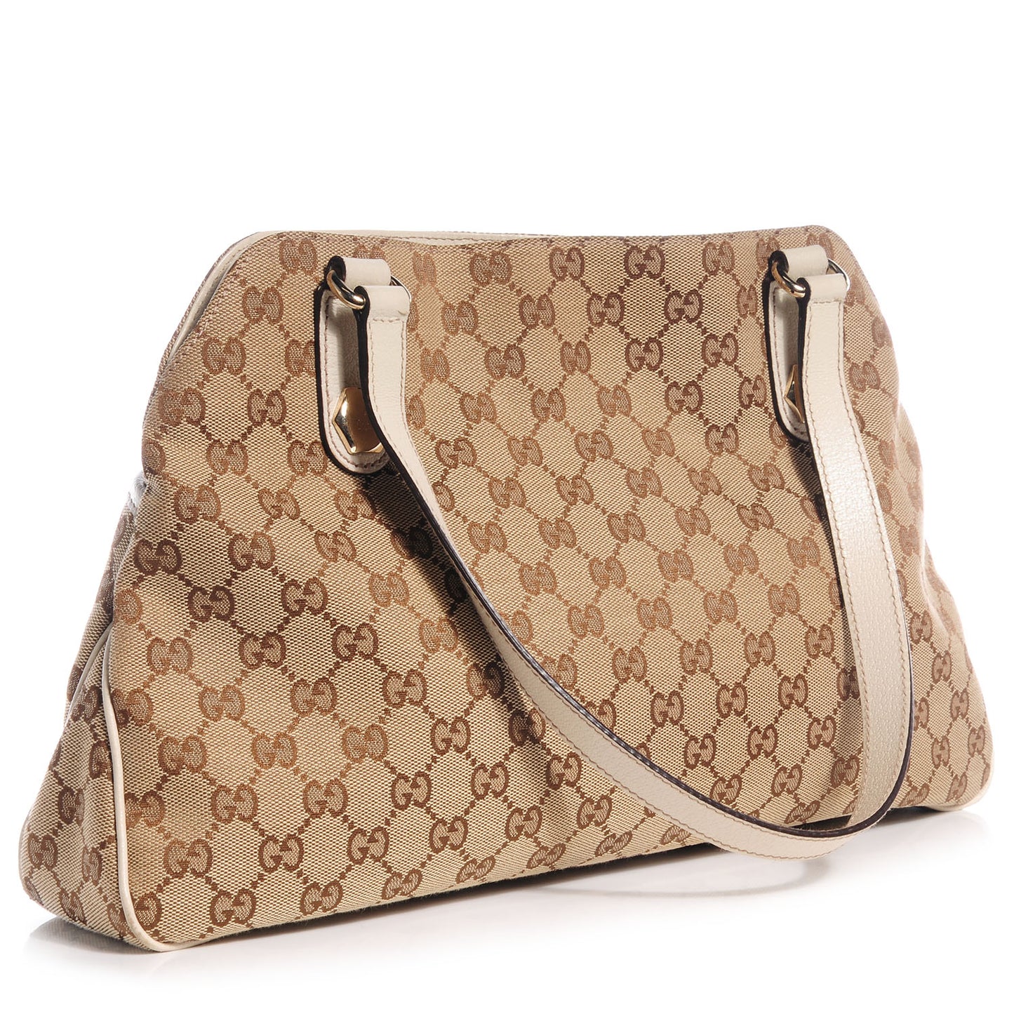 Monogram Medium Charmy Shoulder Bag Off White