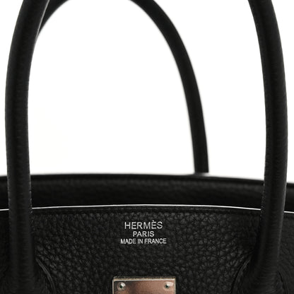 Hermes Fjord Birkin 35 Black 6 of 13