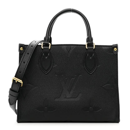 Louis Vuitton Empreinte Monogram Giant Onthego PM Black 1 of 9
