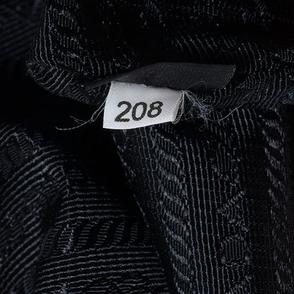 Prada Soft Calf Zipper Detail Tote Nero Black 11 of 11