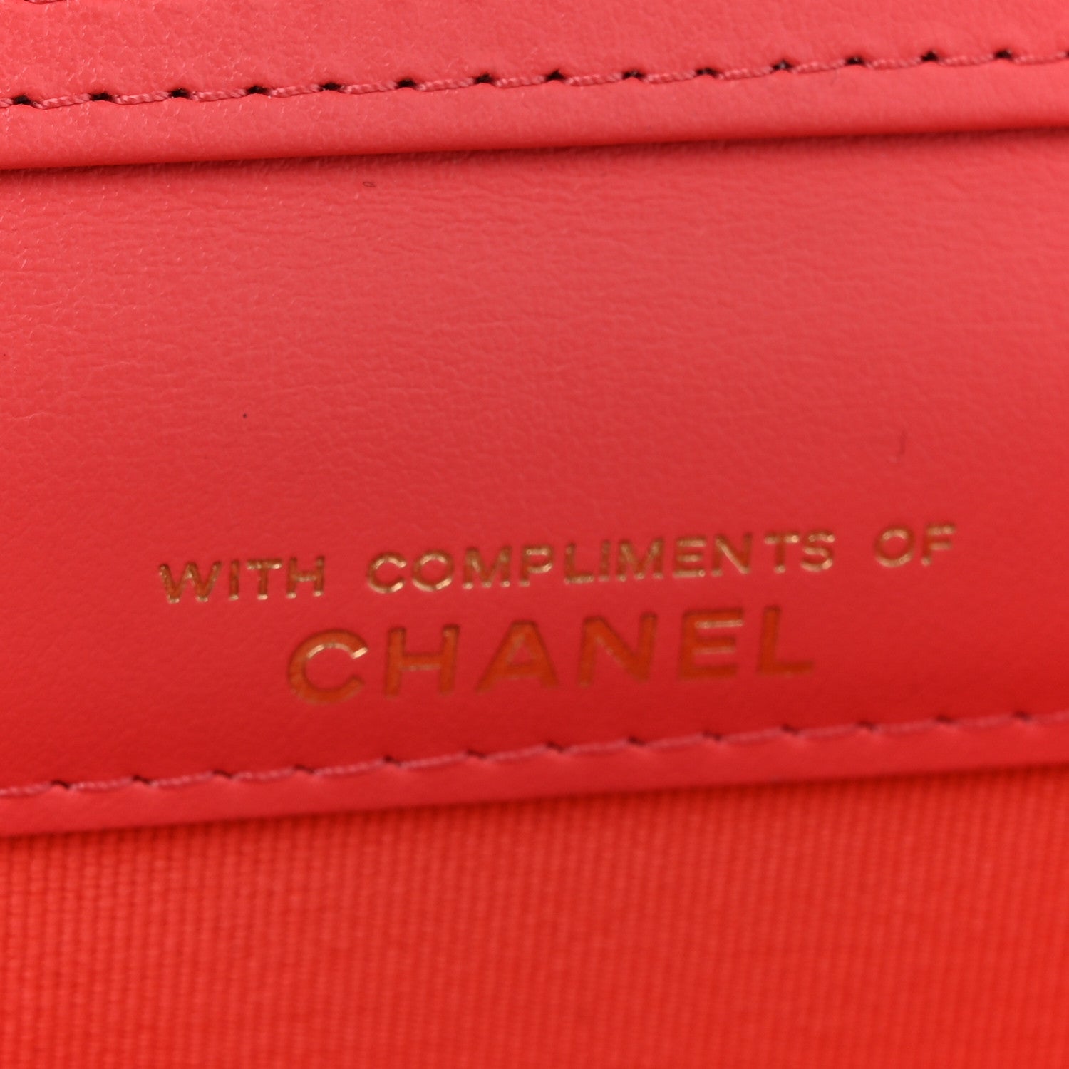 Chanel Shiny Lambskin Quilted Card Holder On Chain Pink 7 of 11