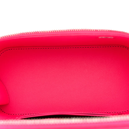 Chanel Lambskin Quilted Metal Enamel Small Top Handle Vanity Case With Chain Pink 5 of 11
