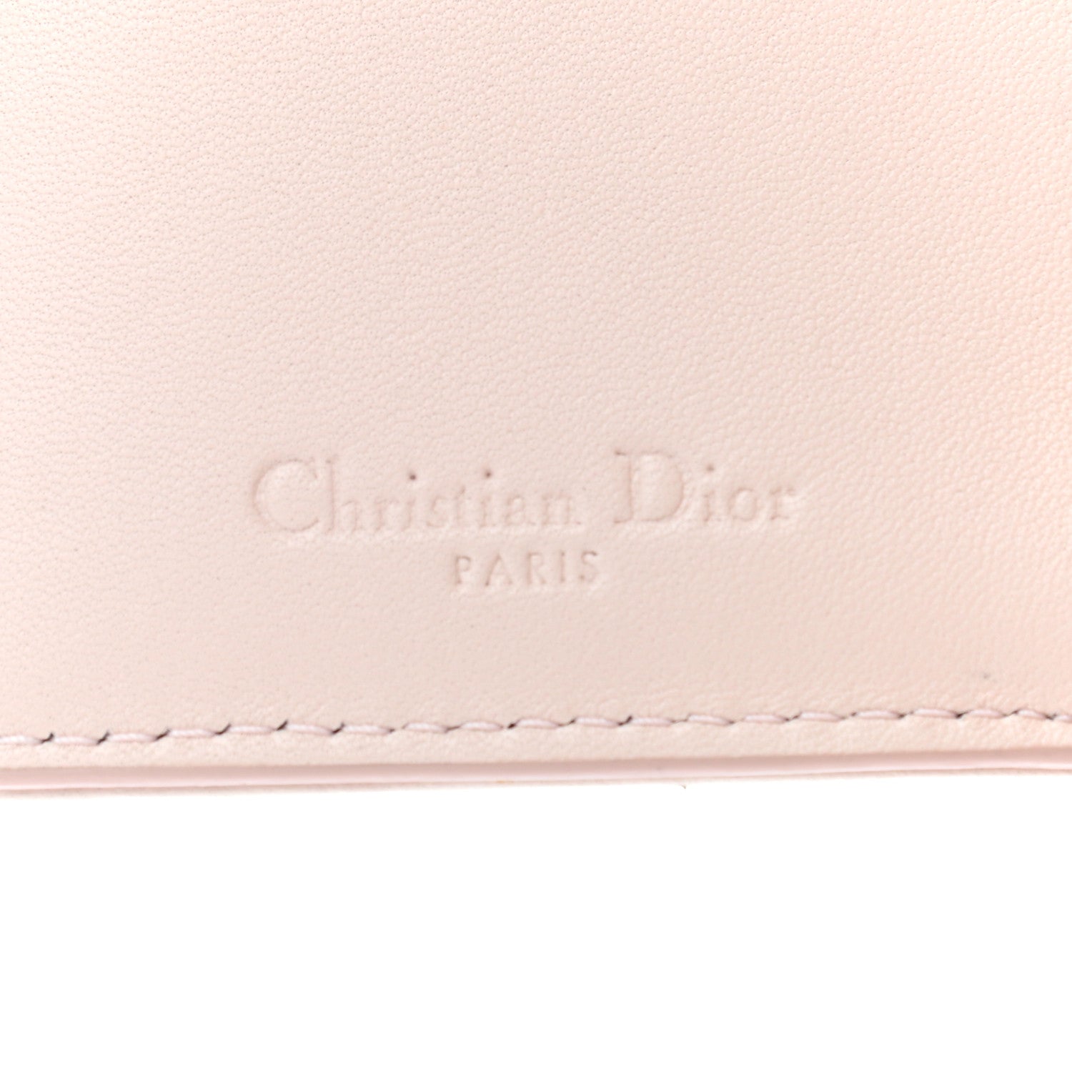 Christian Dior Lambskin Cannage Lady Dior Eden Wallet Light Pink 6 of 9