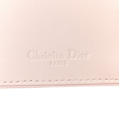 Christian Dior Lambskin Cannage Lady Dior Eden Wallet Light Pink 6 of 9
