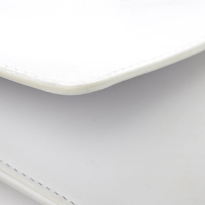 Versace Calfskin Palazzo Chain Evening Bag White 12 of 15