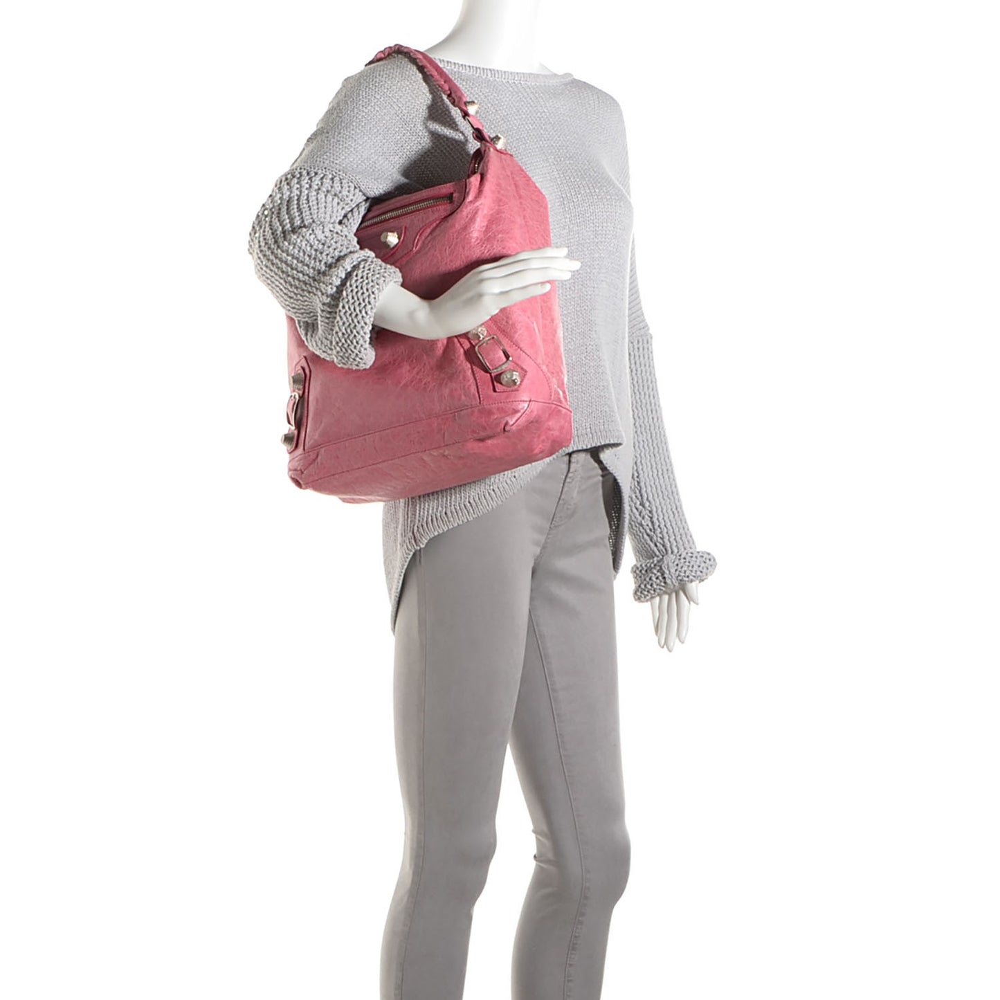 Agneau Giant 21 Gold Hardware Day Hobo Pivoine
