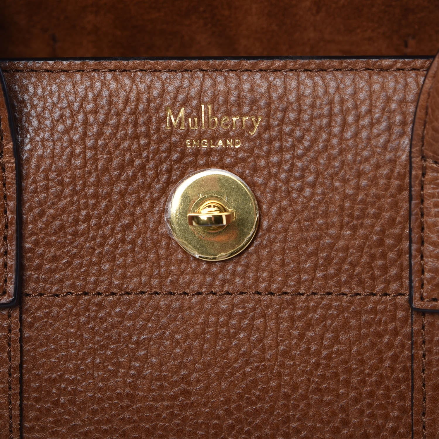 Mulberry Classic Grain Small New Bayswater Oak 6 of 7