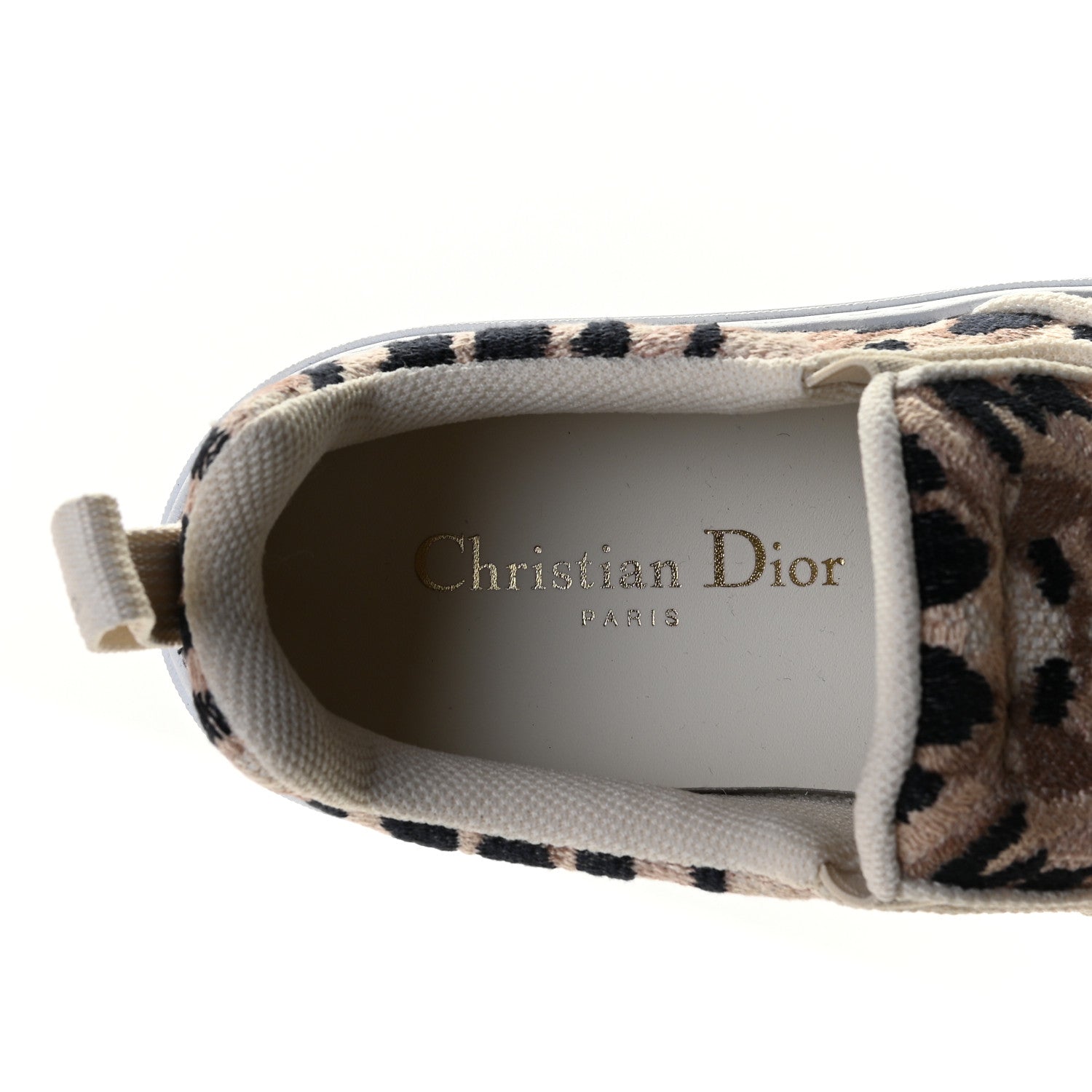 Christian Dior Canvas Tie and Dior Embroidered Womens Solar Slip On Sneakers 36 Multicolor 8 of 10
