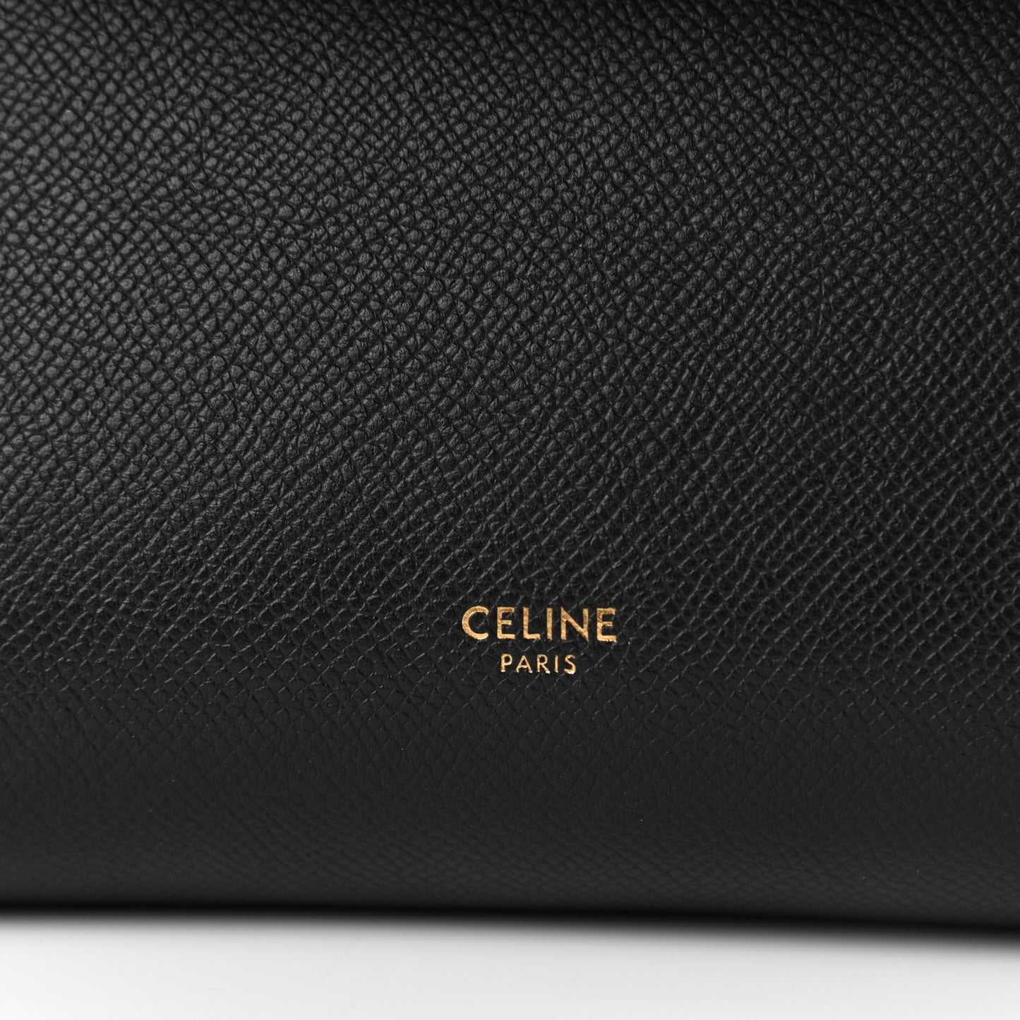 Grained Calfskin Micro Belt Bag Black
