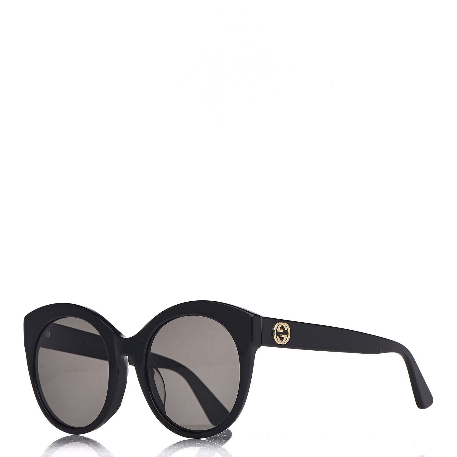 Gucci Round GG Sunglasses GG0028SA Black 2 of 18