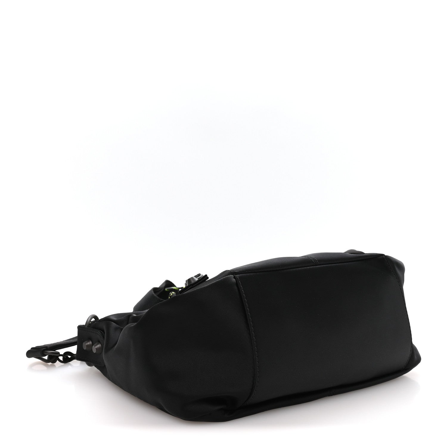 Balenciaga Nylon Classic Hardware Small Le City Moto Black 3 of 9