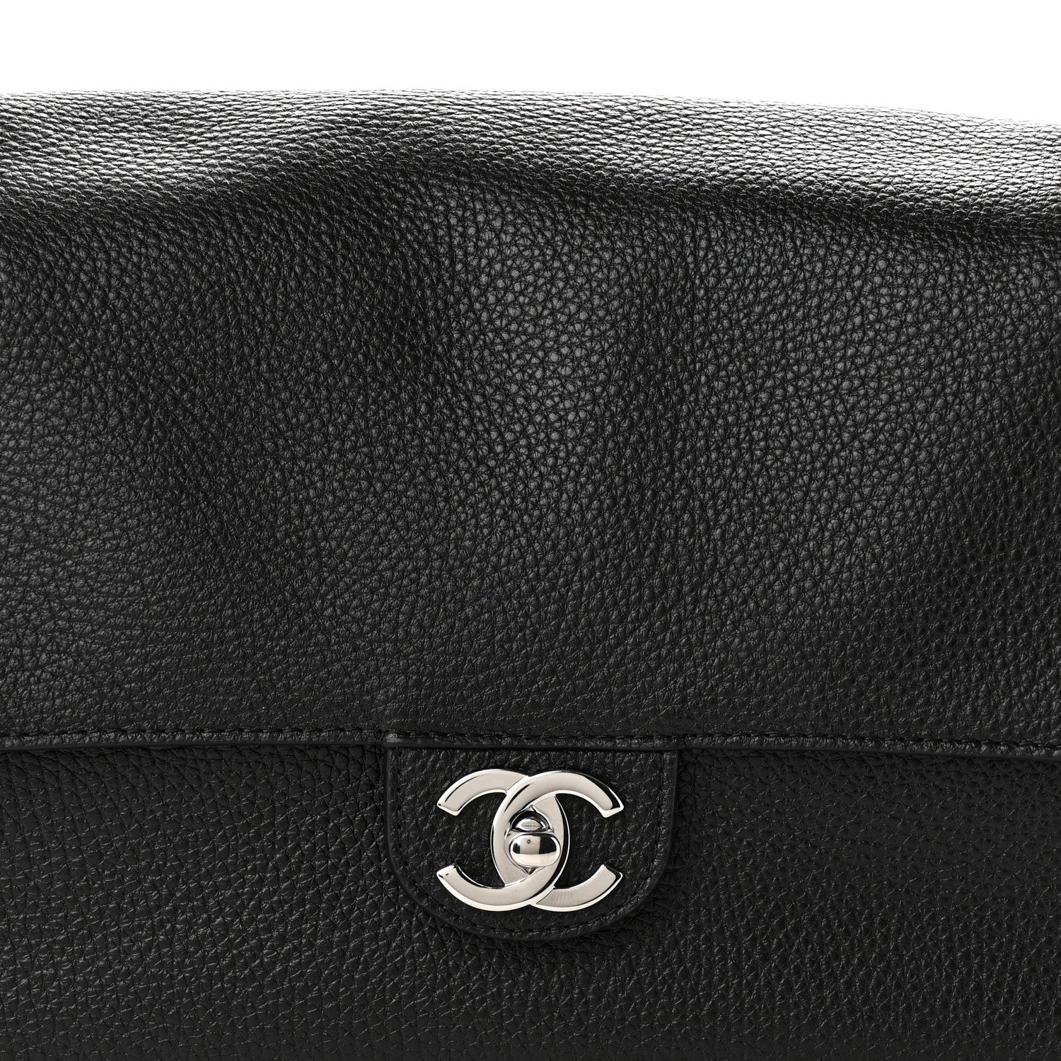 Chanel Grained Calfskin Small Souplissimo Maxi Flap Black 7 of 10