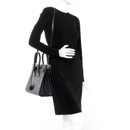 Saint Laurent Calfskin Small Sac De Jour Black 2 of 11