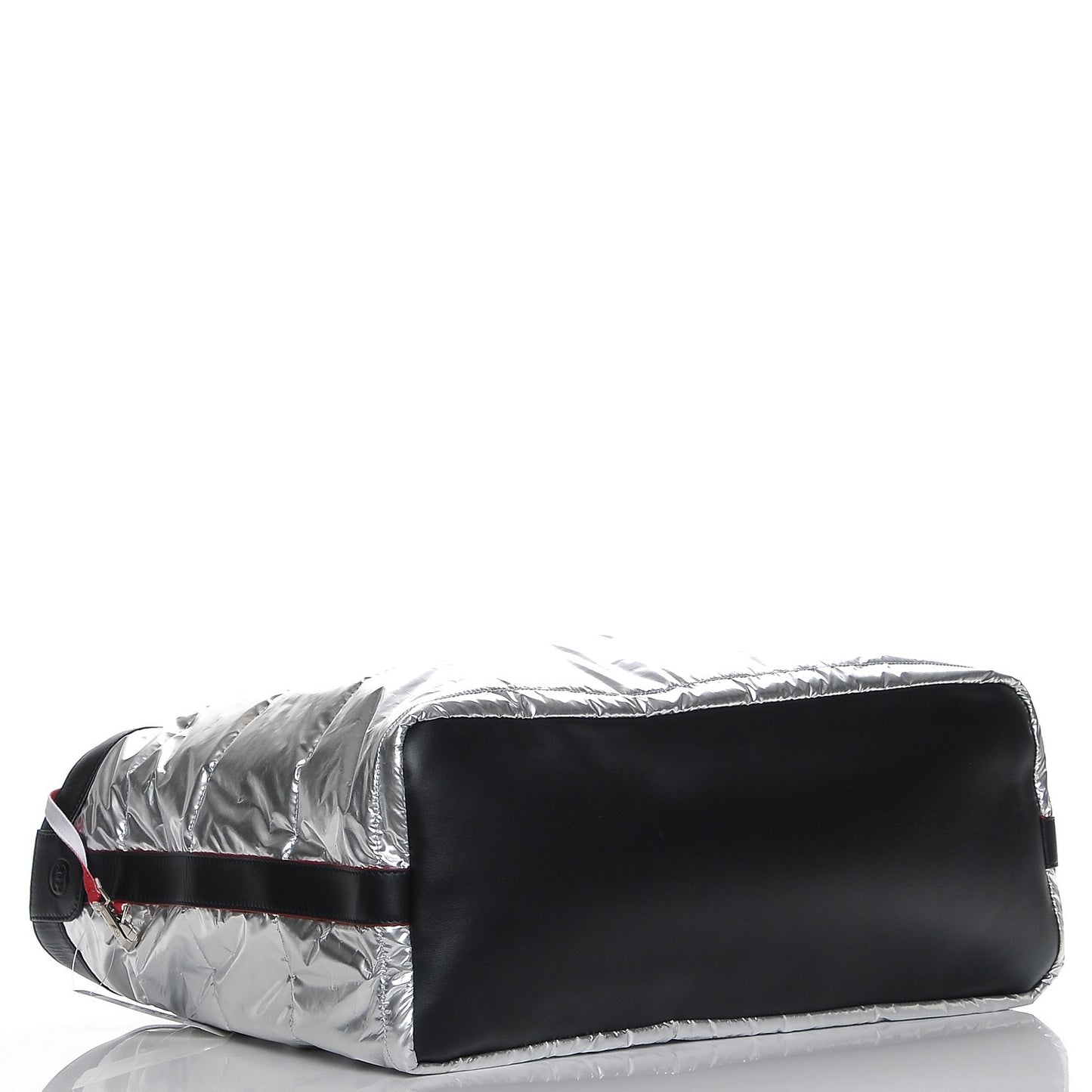 Reversible Airlines Tote Silver Navy