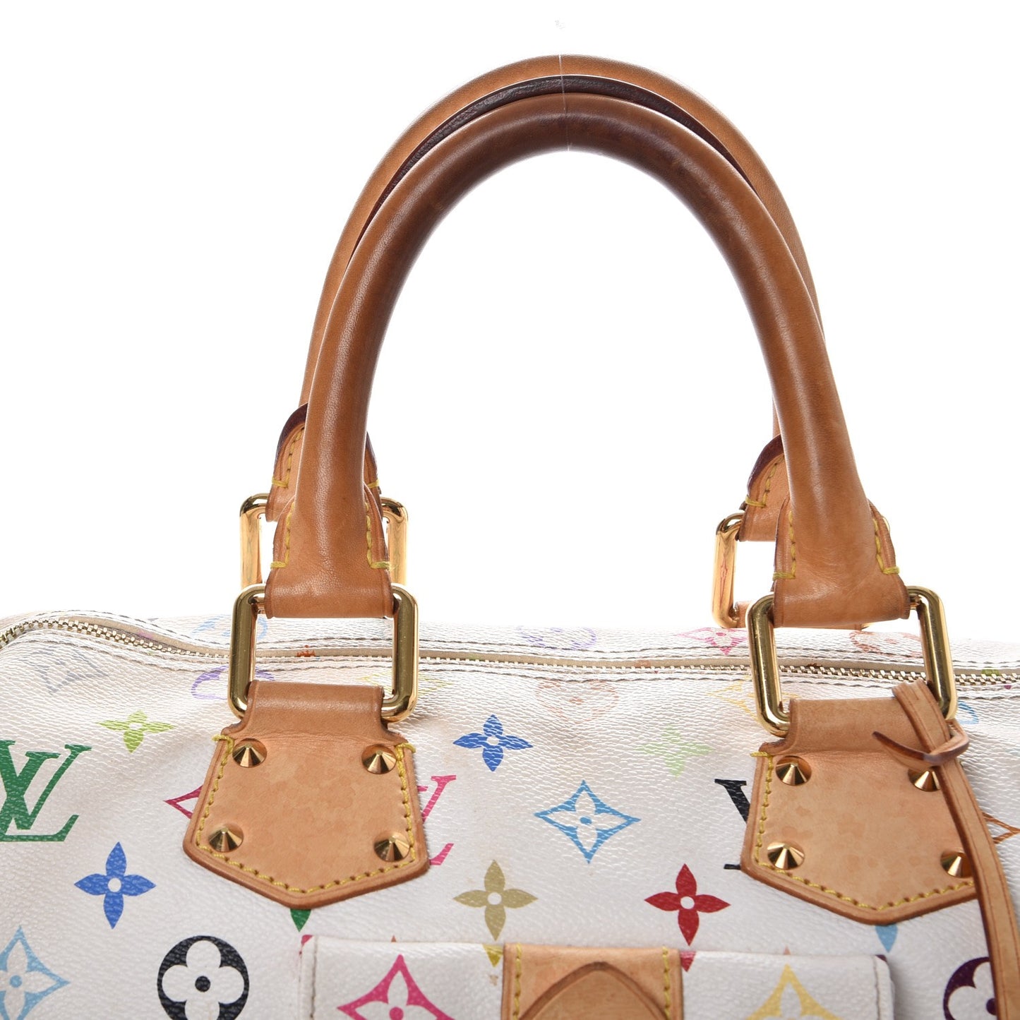 Monogram Multicolor Speedy 30 White